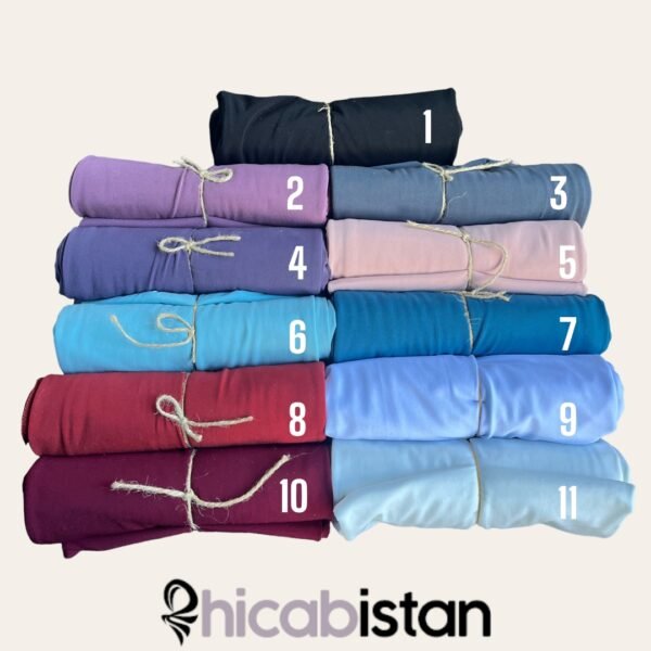 Sandy Lycra Jersey Hijab Colors