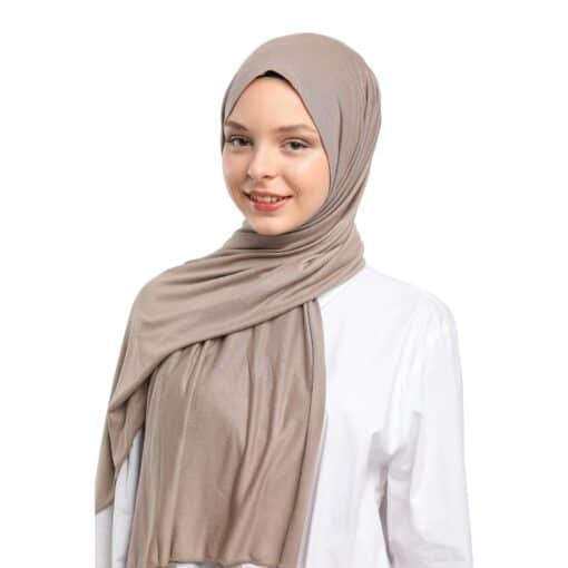Sandy Lycra Jersey Hijab