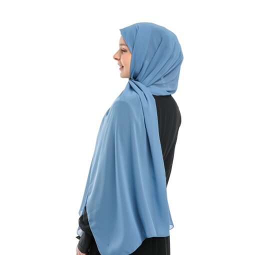 Elegante hijab in chiffon 2