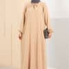 Mila Jazz Abaya Latte