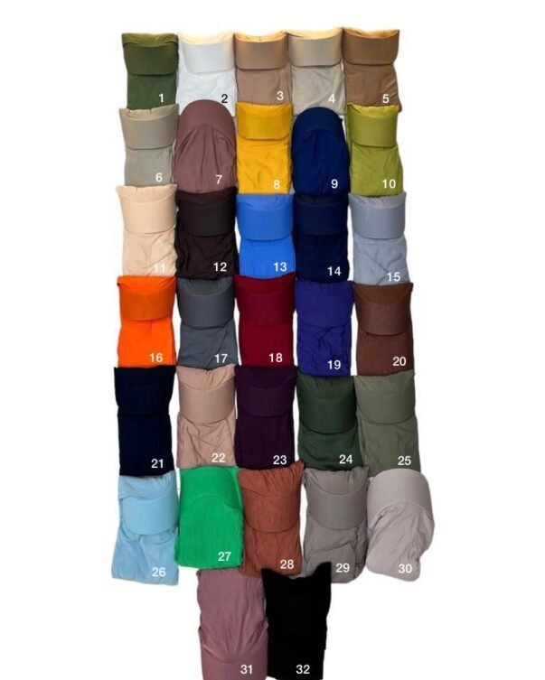 Jersey Cap Hijab Colors