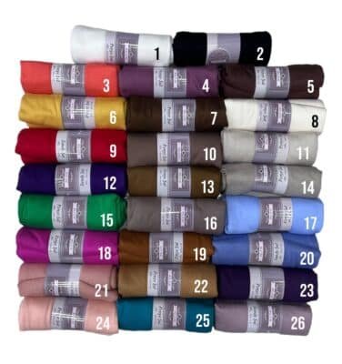 Normale Jersey-Hijab-Farben