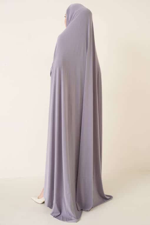 Lux Sandy Hijab Abaya Grau 1
