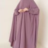 Abaya Lux Sandy Hijab Rose Foncé