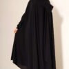 Abaya Lux Sandy Hijab Noir