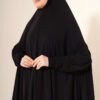 Lux Sandy Hijab Abaya Black 2