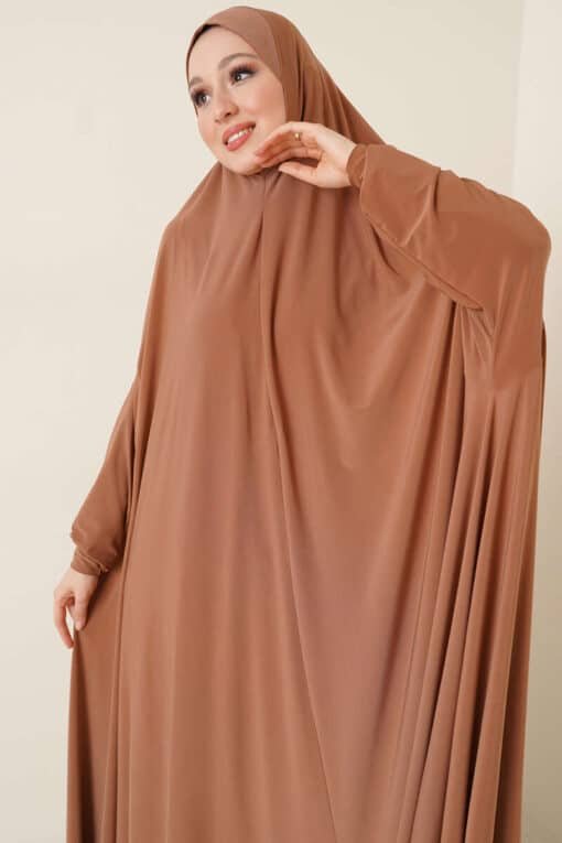 Lux Sandy Hijab Abaya Chameau 2