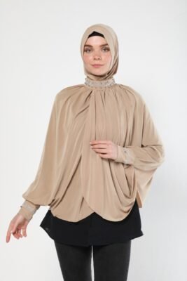 Lux Sandy Pearl Hijab 1