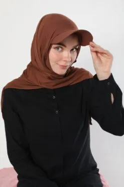 Jersey Cap Hijab groothandel jersey hijab - Hicabistan Turkije fabriek
