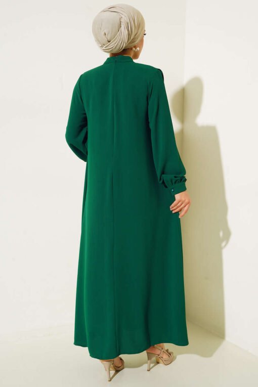 Abaya Perles Green 2