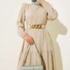 Ligne Abaya Beige 1