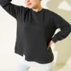 Pleated Tunic Anthracite