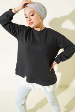 Pleated Tunic Anthracite