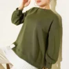Pleated Tunic Khaki
