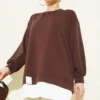 Pleated Tunic Brown