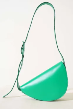 Asymmetric Shoulder Bag Green