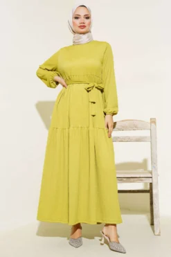 Ruffled Layered Dress