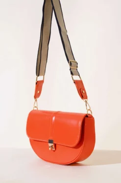 Alternative view of Orange Baguette Shoulder Bag