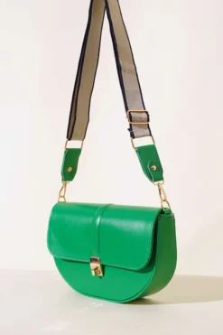 Alternative view of Green Baguette Shoulder Bag