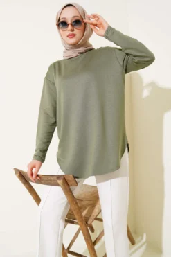 Basic Seamless Tunic Khaki