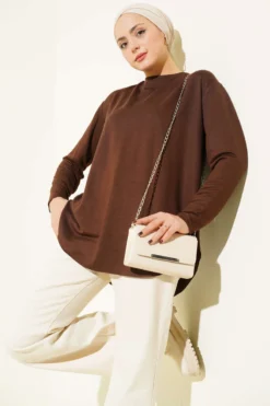 Basic Seamless Tunic Brown