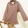 Collar Detail Tunic Mink