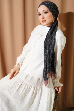 Alternative view of Belted Skirt Set Ecru