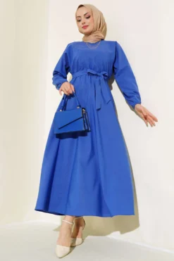 Dress with Belted Waist