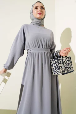 Alternative view of Belted Ayrobin Dress Grey