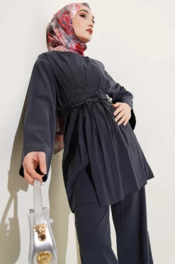 Alternative view of Modal Set with Double Tie Belt