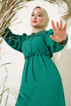 Alternative view of Belted Peter Pan Collar Dress