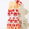 Belted Loose Dress all'ingrosso dress view 5 - Hicabistan fabbrica Turchia