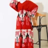 Belted Loose Dress all'ingrosso dress view 6 - Hicabistan fabbrica Turchia