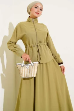 Belted Tulle Skirt Set بالجملة clothing set view 2 - Hicabistan مصنع تركيا