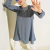 Banded Crew Neck Ayrobin Tunic