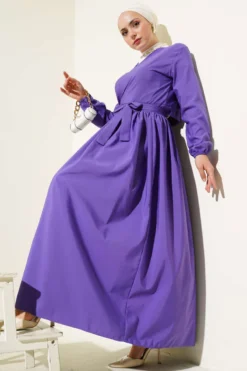 Skirt Set with Bolero Purple