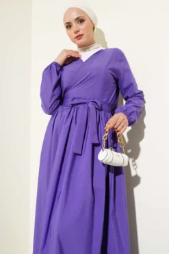 Alternative view of Skirt Set with Bolero Purple