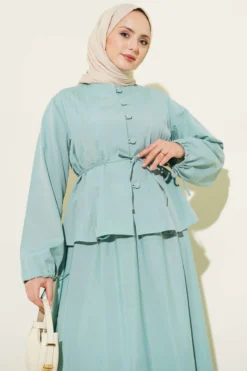 Alternative view of Buttoned Twin Skirt Set Mint