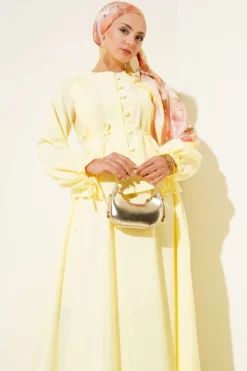 Alternative view of Buttoned Twin Skirt Set Yellow
