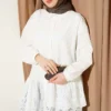 Embroidered Tunic White