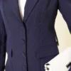 Blazer Jacket with Pocket Two-Piece Set Navy Blue wholesale clothing set view 4 - Hicabistan Turkey factory