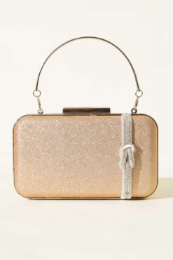 Alternative view of Knot Detail Evening Bag Copper