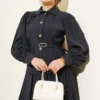 Buttoned Pants Detailed Modal Skirt Set wholesale clothing set view 2 - Hicabistan Turkey factory
