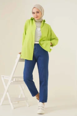 منظر بديل لـ Straight Boyfriend Open Denim Pants