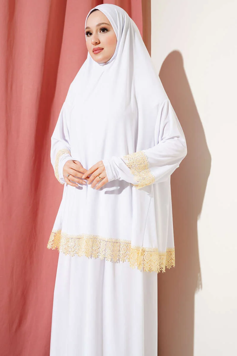Lace Prayer Set Ecru - Image 2