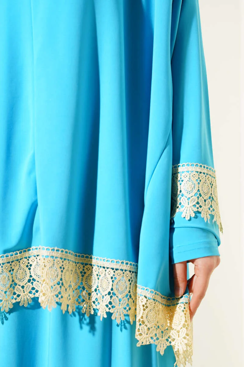 Lace Prayer Set Turquoise - Image 4