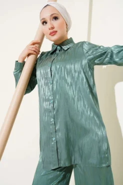 Alternative view of Jacquard Tunic Two-Piece Set