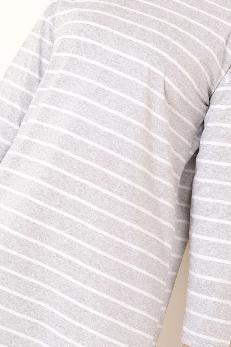 Striped Tunic Grey - Image 4