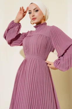 Alternative view of Ruffled Pleated Chiffon Dress