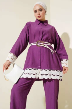Alternative view of Fisto Detailed Tunic Two-Piece Set